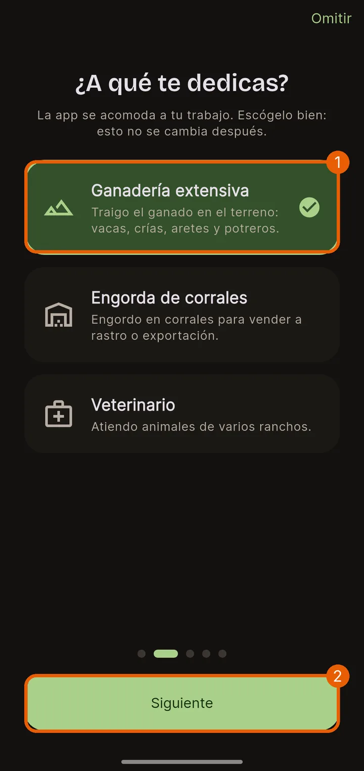 Escoge a qué te dedicas