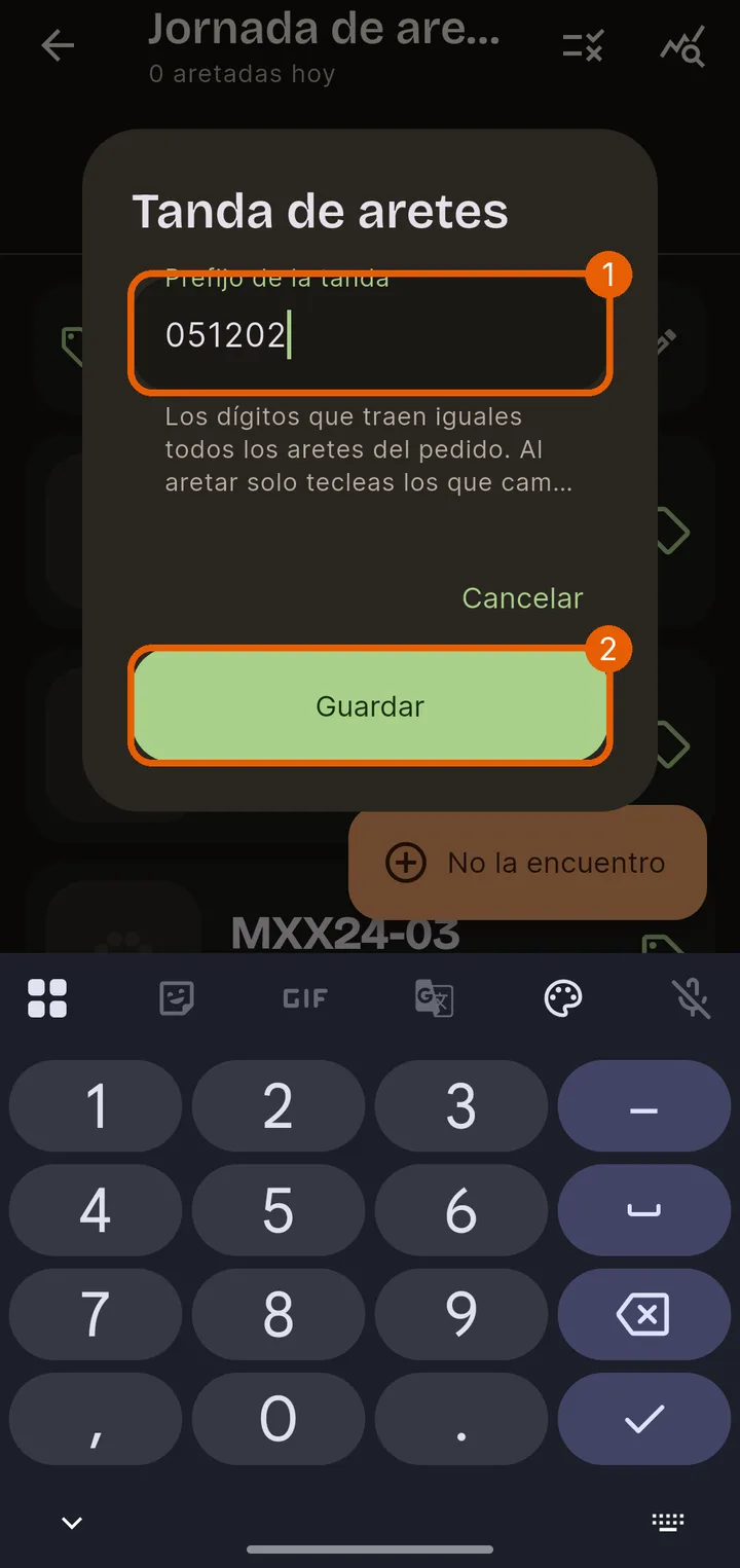 Pon la tanda una sola vez