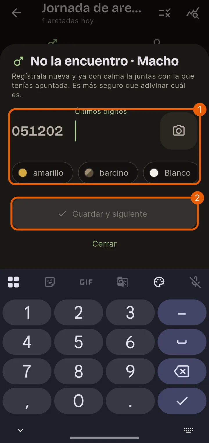 ¿Traes una que no está?