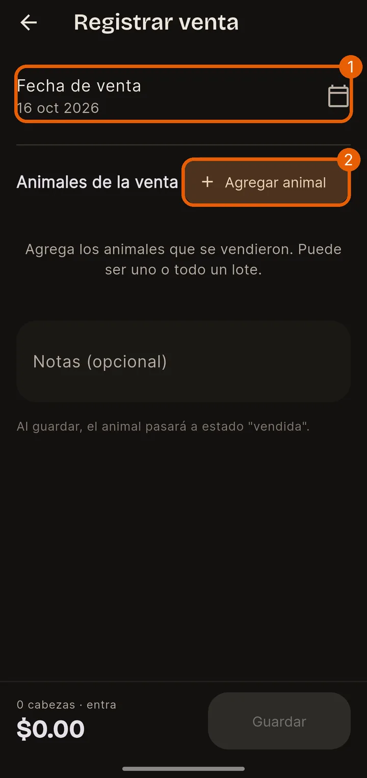 Fecha y animales