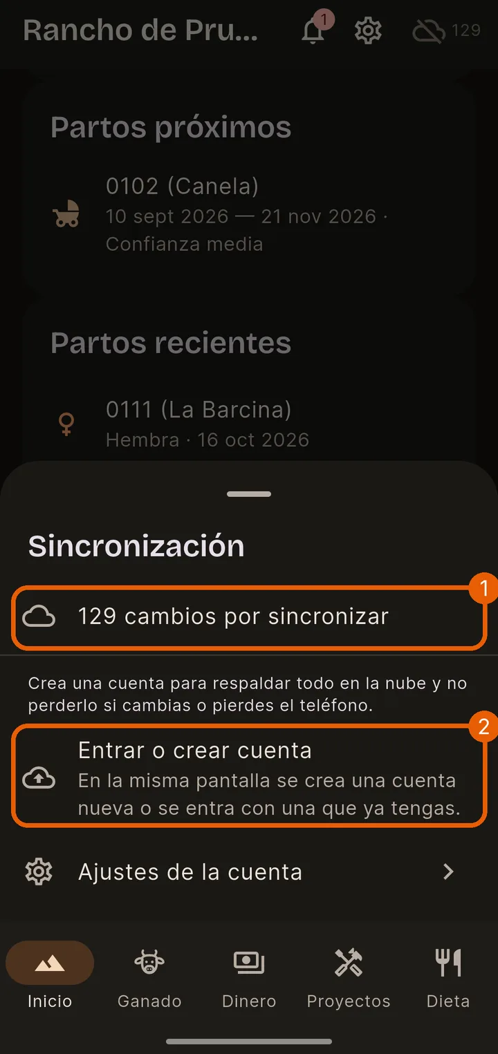 Toca la nube para ver cómo vas